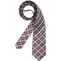 CERRUTI 1881 Herren Krawatte rot Seide mit Karos von Cerruti 1881