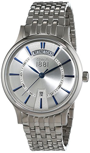Cerruti 1881 Herren-Armbanduhr VARALLO Analog Quarz Edelstahl CRA128SN04MSA von Cerruti