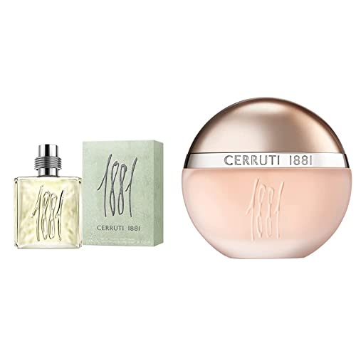 Cerruti 1881, für Ihn, Eau de Toilette, Spray, Aftershave; 100 ml & 1881 Femme, Eau de Toilette, Spray, für Sie, ein originaler, zarter Duft von einem zugelassenen Fachhändler, 100 ml (1er Pack) von Cerruti