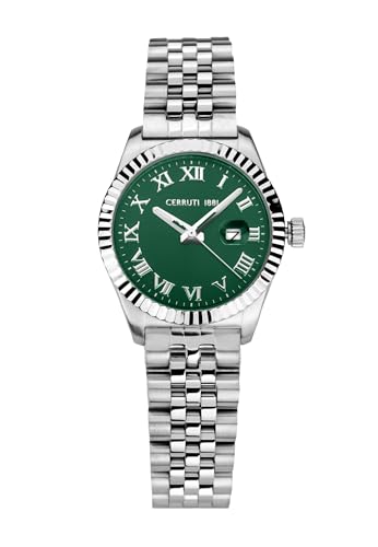 Cerruti Armbanduhr Date Baccio Green - Silver von Cerruti