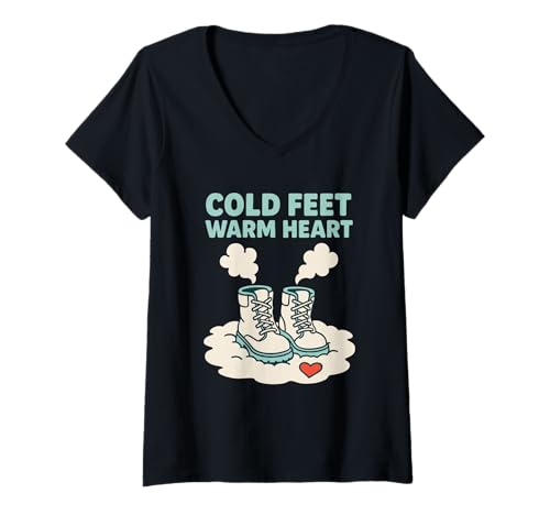Damen Gletscherwanderer-Abenteuer Eisforscher jagt gefrorenen Berg T-Shirt mit V-Ausschnitt Damen Gletscherwanderer-Abenteuer Eisforscher jagt gefrorenen Berg T-Shirt mit V-Ausschnitt von Certified Glacier Hiker Gift Frozen Wild Ice