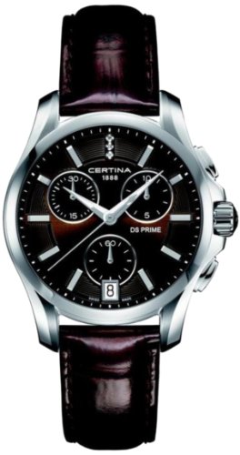 Certina Damen-Armbanduhr Chronograph Quarz Leder C004.217.16.296.00 von Certina