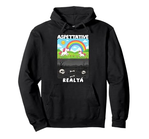 Aspettative vs Realtà, quando Tutto va a finire Male v1 IT Pullover Hoodie Aspettative vs Realtà, quando Tutto va a finire Male v1 IT Pullover Hoodie von Cervelli in fuga - Italiani all'estero