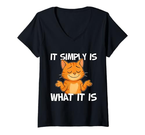 Damen Das ist einfach so gelaufen, unweigerlich so. EN T-Shirt mit V-Ausschnitt Damen Das ist einfach so gelaufen, unweigerlich so. EN T-Shirt mit V-Ausschnitt von Cervelli in fuga - Italiani all'estero