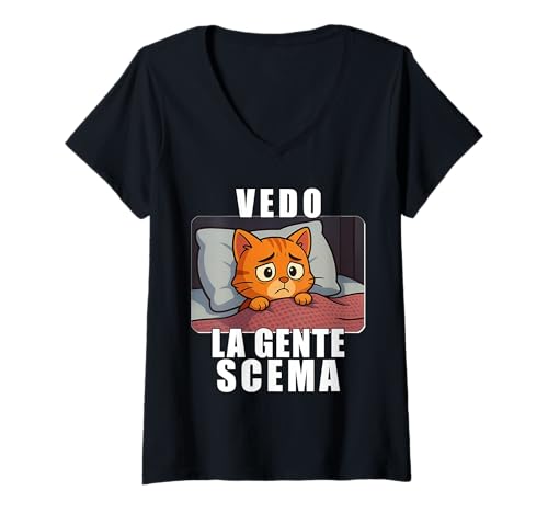 Damen Ich Sehe dumme Leute. Parodie für diejenigen, die von Idioten umgeben sind T-Shirt mit V-Ausschnitt Damen Ich Sehe dumme Leute. Parodie für diejenigen, die von Idioten umgeben sind T-Shirt mit V-Ausschnitt von Cervelli in fuga