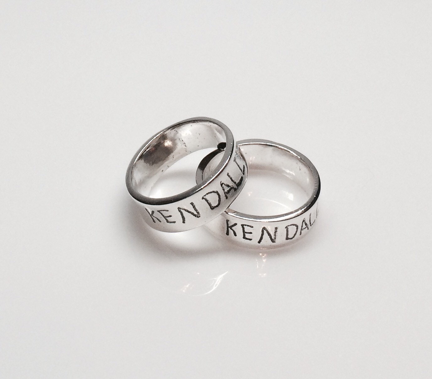 Tatsächliche Handschrift Ring - Sterling Silber von CervelliDesigns