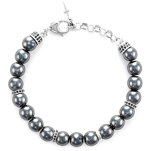 Cesare Paciotti Herrenarmband, trendiger Schmuck, Artikelnr. JPBR2421B, Sterling-Silber von Cesare Paciotti