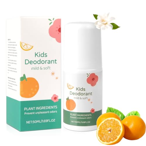 Kinder Deo Natürliches Deodorant, Deo für kinder, Roll-on-Deodorant für Kinder und Jugendliche, Körperdeodorant,50 ml,Haut Schützen, Hypoallergenes,rockene Haut Verhindern, Frischer und Angenehmer Kinder Deo Natürliches Deodorant, Deo für kinder, Roll-on-Deodorant für Kinder und Jugendliche, Körperdeodorant,50 ml,Haut Schützen, Hypoallergenes,rockene Haut Verhindern, Frischer und Angenehmer von CesmiPSteh