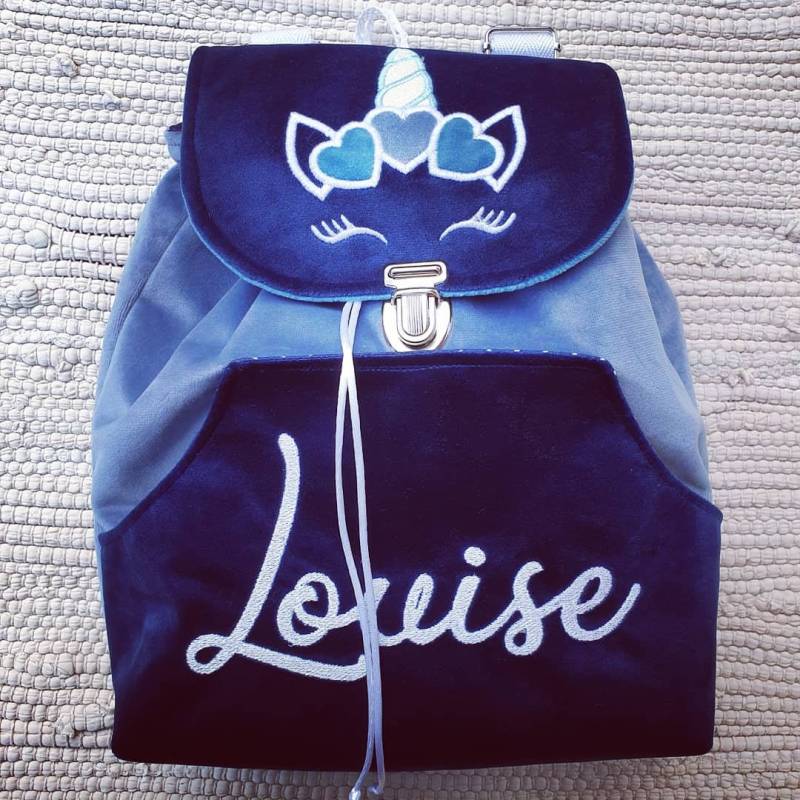 Einhorn-Rucksack Für Bestickte Und Anpassbare Kinder von CestAdorable