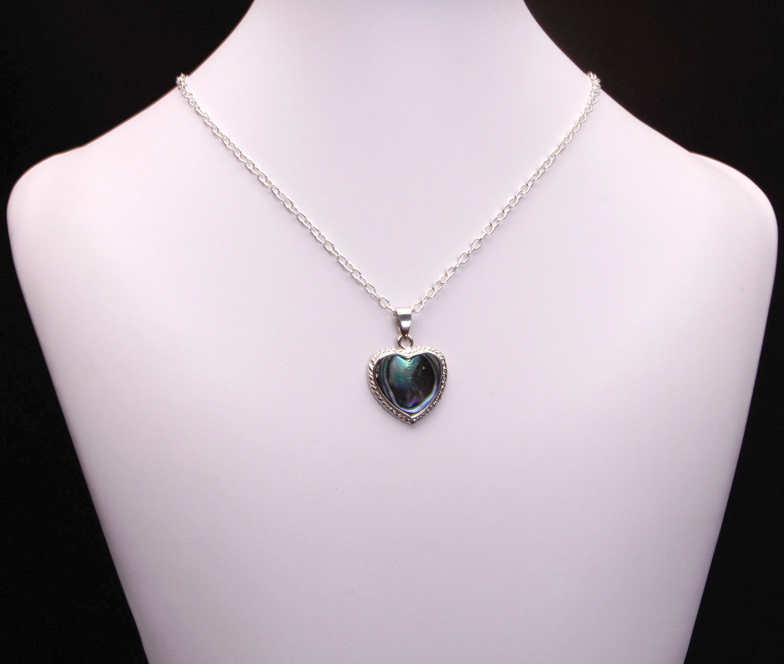 Abalone Perle Herz Anhänger Halskette Abalone Perle Herz Anhänger Halskette von CestBelleByMimi