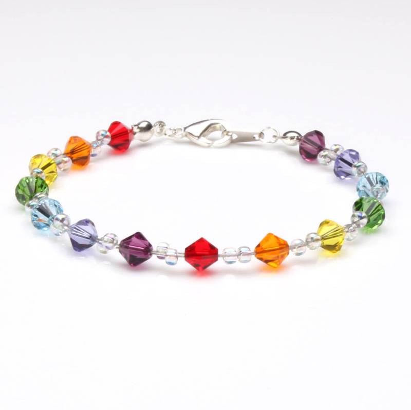 Crystal Chakra/stolz/Regenbogen Twisted Armband Crystal Chakra/stolz/Regenbogen Twisted Armband von CestBelleByMimi