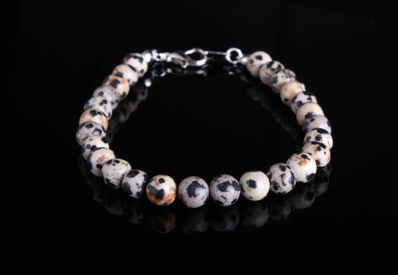 Dalmatiner Jaspis Armband Dalmatiner Jaspis Armband von CestBelleByMimi