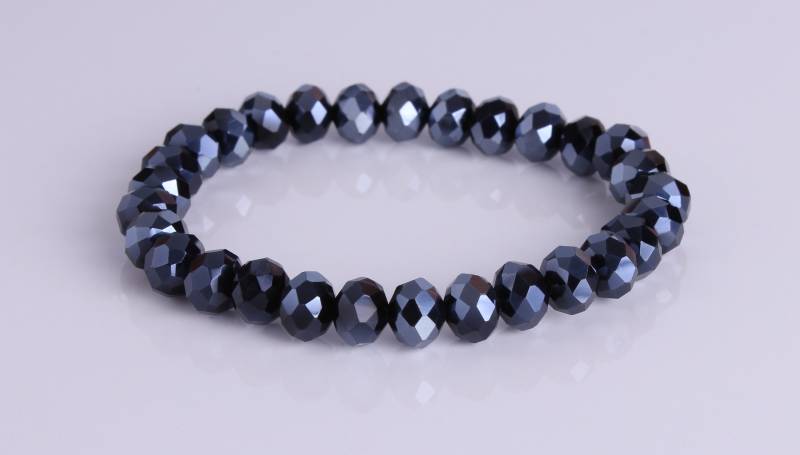 Schwarzes Kristall Armband Schwarzes Kristall Armband von CestBelleByMimi
