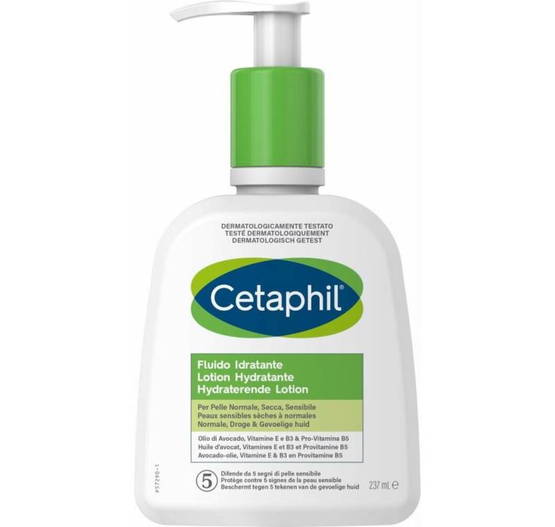 Cetaphil Körperpflegemittel Feuchtigkeitslotion für Gesicht und Körper - Volumen: 237 ml von Cetaphil