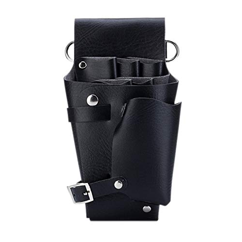 Cetfuro Leder Friseur Fall Werkzeuge Scheren Tasche Friseur Beutel Halter Niet Geldbörse Verstellbare Taille Schulter Gurt von Cetfuro