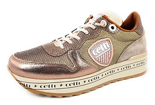 Cetti Damenschuhe Schnürschuhe Sportive Sneaker Mehrfarbig Freizeit, Schuhgröße:38 EU von Cetti