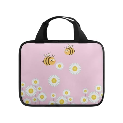 Ceudet Bees and Flowers03 Bibelhülle für Damen, Bibeltragetasche für Damen, Bibeltasche, Bibeltasche, Bibeltasche, Tasche für Damen, Bibelhalter, Bibeltasche, Bibeltasche, Bienen und Blumen 01, von Ceudet