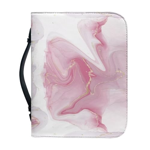 Ceudet Bibelhülle aus Leder, Schneeszene, Bibeltasche für Damen, Herren, Bibelhüllen für Damen, PU-Leder, Bibelhülle mit Reißverschluss, große Bibel-Tragetasche, passend für Bibelhalter, Tasche für von Ceudet