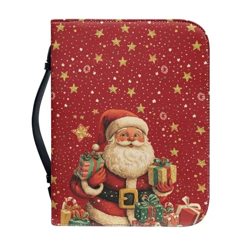 Ceudet Bibelhülle aus PU-Leder für Männer und Frauen, Aand Kreuz, Bibelhülle, Bibelbuchhülle, Bibeltasche, L, Weihnachtsgeschenk 1, xl von Ceudet