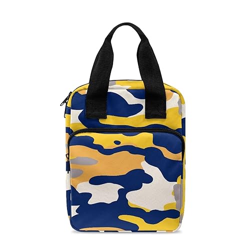 Ceudet Bibelhülle für Damen, Bibelhülle, Bibelhüllen, Tragetasche, Bibeltasche für Herren, mit Reißverschlusstasche, Bunte Kuh-Punkte, Einheitsgröße von Ceudet