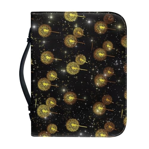 Ceudet Bibelschutz, Leder-Bibelhüllen für Männer und Frauen, Abdeckung für Bibel, Gelbes Taraxacum Mongolicum, xxl von Ceudet