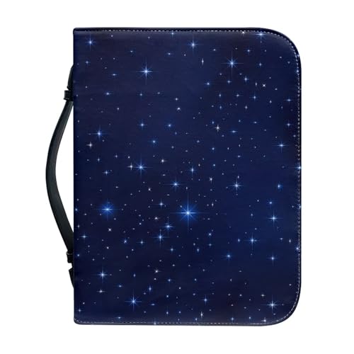 Ceudet Bibelschutz, Leder-Bibelhüllen für Männer und Frauen, Abdeckung für Bibel, Sternenhimmel, xl von Ceudet
