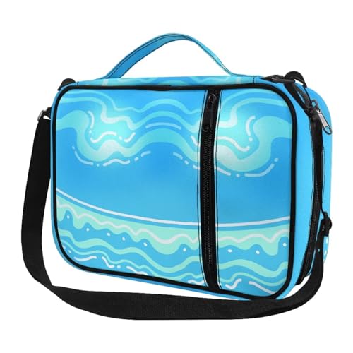 Ceudet Bibeltaschen und Tragetaschen für Damen, personalisierte Bibelhülle, Bibeltaschen, Seewelle, Einheitsgröße von Ceudet