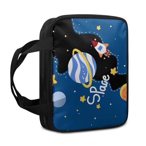 Ceudet Bibeltragetasche, Buchhülle, Schutz, Kinder, Bibelhülle, Kinderbibel, Planet Rocket, Einheitsgröße von Ceudet