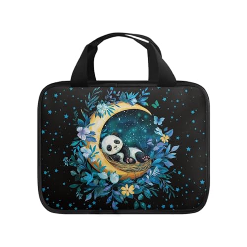 Ceudet Bibeltragetasche für Damen, Bibeltaschen, personalisierte Bibelhüllen, Panda und Mond, Einheitsgröße von Ceudet