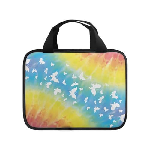 Ceudet Bibeltragetasche für Damen und Herren, Bibelhülle, Bibeltragetasche, Batik-Schmetterlinge, Einheitsgröße von Ceudet