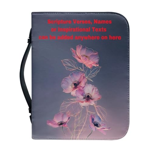 Ceudet Individuelle Bibelhülle für Frauen – stilvolle personalisierte Bibelhülle mit Griffen – Bibeltaschen-Journal-Hülle, Namen hinzufügen, Schriften, inspirierende Texte, individuelles florales Ceudet Individuelle Bibelhülle für Frauen – stilvolle personalisierte Bibelhülle mit Griffen – Bibeltaschen-Journal-Hülle, Namen hinzufügen, Schriften, inspirierende Texte, individuelles florales von Ceudet