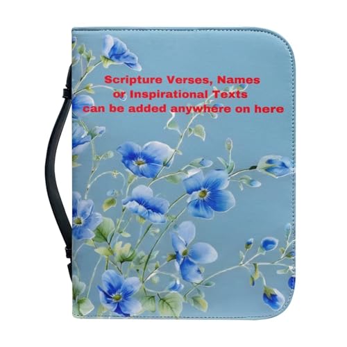 Ceudet Individuelle Bibelhülle für Frauen – stilvolle personalisierte Bibelhülle mit Griffen – Bibeltaschen-Journal-Hülle, Namen hinzufügen, Schriften, inspirierende Texte, individuelles florales Ceudet Individuelle Bibelhülle für Frauen – stilvolle personalisierte Bibelhülle mit Griffen – Bibeltaschen-Journal-Hülle, Namen hinzufügen, Schriften, inspirierende Texte, individuelles florales von Ceudet
