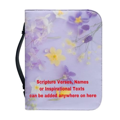Ceudet Individuelle Bibelhülle für Frauen – stilvolle personalisierte Bibelhülle mit Griffen – Bibeltaschen-Journal-Hülle, Namen hinzufügen, Schriften, inspirierende Texte, individuelles florales Ceudet Individuelle Bibelhülle für Frauen – stilvolle personalisierte Bibelhülle mit Griffen – Bibeltaschen-Journal-Hülle, Namen hinzufügen, Schriften, inspirierende Texte, individuelles florales von Ceudet