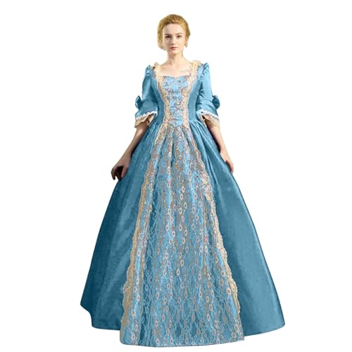 Mittelalter Rock Damen Renaissance Prinzessin Kleider Barock Rokoko Rock Lolita Rock Viktorianisches Königin Elegant Abendkleider Cocktailkleid Party A Linie Kleid Karneval Party Club von Cexiakong