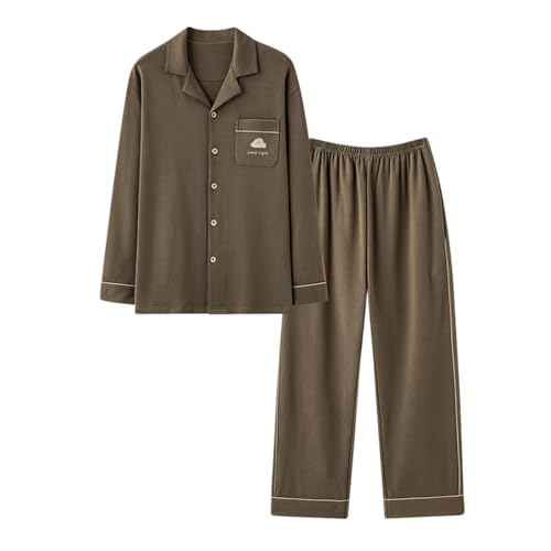 Plus Dicke Hausanzug Herren Gefüttert Warme Flauschig Jogginganzug Herren Fleece Kuschelig Freizeitanzug Warm Schlafanzug Flanell-Kuschelanzug Flauschig 2 Teilig Teddy-Fleece Trainingsanzug Thermo von Cexiakong