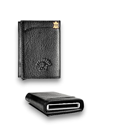 Cey Kreditkartenetui I Mini Geldbörse für Herren & Damen | Pop-up Kartenetui aus Aluminium für 7-8 Karten, 5 Fächer für Karten und EIN Geldfach | Smart Wallet Cey Kreditkartenetui I Mini Geldbörse für Herren & Damen | Pop-up Kartenetui aus Aluminium für 7-8 Karten, 5 Fächer für Karten und EIN Geldfach | Smart Wallet von Cey