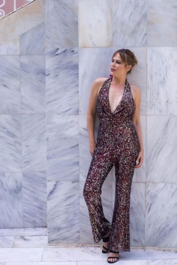 Senora Jumpsuit Rot/Silber von CeylanBCN