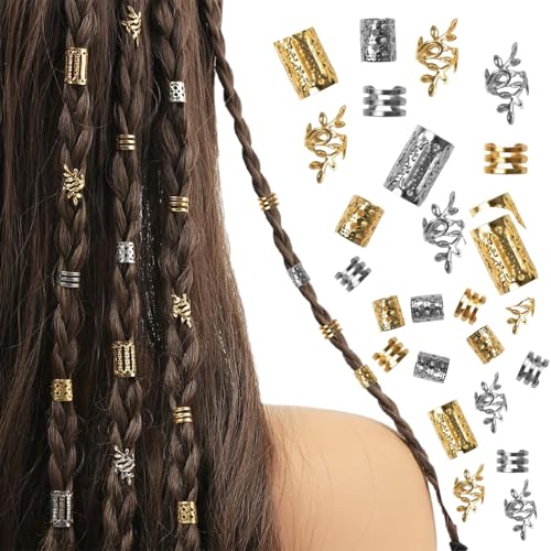Cfcyhla 80 Stück Haarschmuck für Zöpfe,Dreadlocks Schmuck,Manschetten-Clips für Dreadlock-Zubehör,Metall Haarringe für Zöpfe,Loc Schmuck für Haar-Dreadlock,Haarspiralen Clips Haarschmuck Cfcyhla 80 Stück Haarschmuck für Zöpfe,Dreadlocks Schmuck,Manschetten-Clips für Dreadlock-Zubehör,Metall Haarringe für Zöpfe,Loc Schmuck für Haar-Dreadlock,Haarspiralen Clips Haarschmuck von Cfcyhla