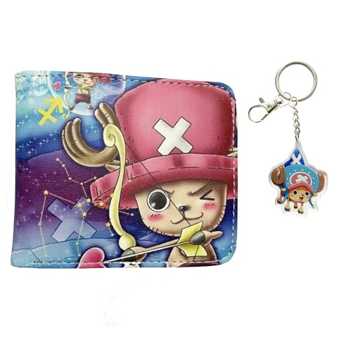 Anime Wallet One Pice Wallet Lufy Tony Choper für Jungen Mädchen Geschenk (1), 4, Casual von Cfiriec