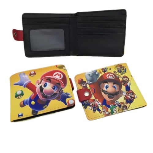 Cfiriec Cartoon Movie Game Mari Wallet The Super Gamer Wallet for Boys Girls Game Lover, 10, Casual von Cfiriec