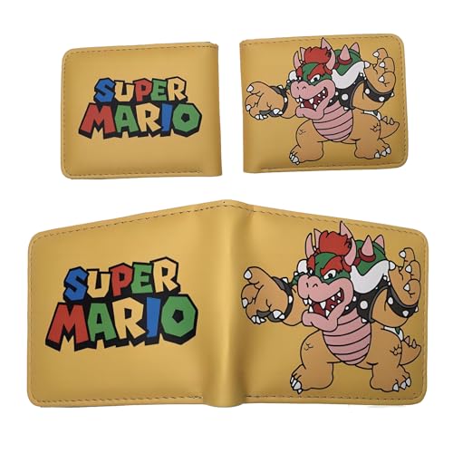 Cfiriec Cartoon Movie Game Mari Wallet The Super Gamer Wallet for Boys Girls Game Lover, 4, Casual von Cfiriec