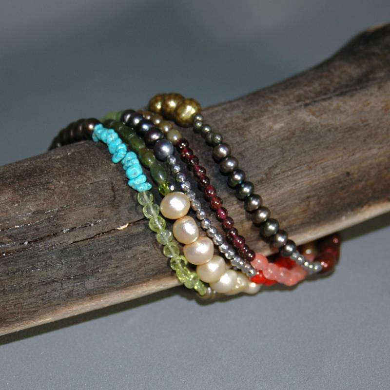 Ein Bisschen Von Allem, Absolut One-Of-A-Kind, 5 Strang Silberarmband Ein Bisschen Von Allem, Absolut One-Of-A-Kind, 5 Strang Silberarmband von ChaceandAbbott