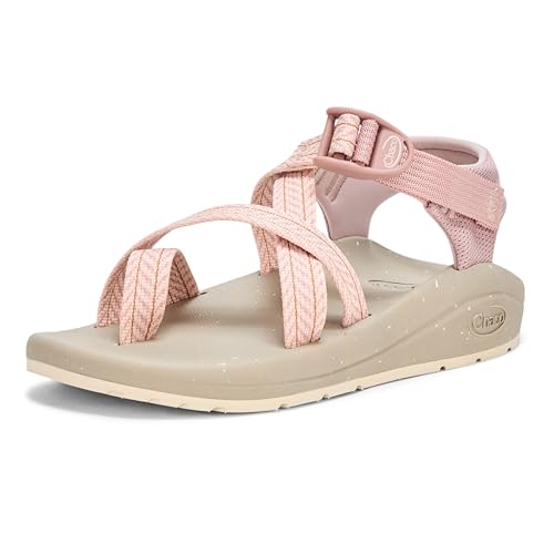Chaco Damen Cushz Toe-Loop Sandalen, Frond Pink Salt, 41 EU von Chaco