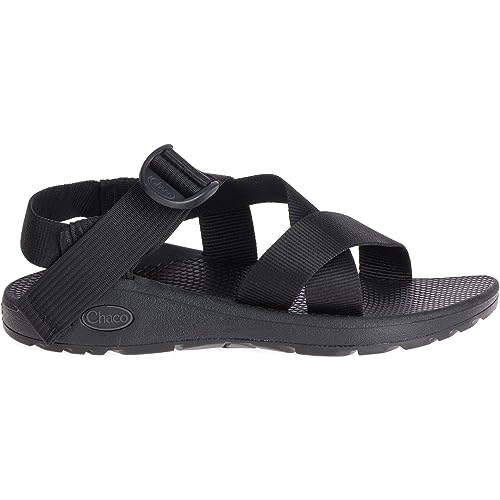 Chaco Damen Mega Z Cloud Sandale, Einfarbig Schwarz, 42 EU von Chaco