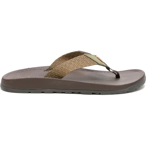 Chaco Herren Lowdown Flip Sandale, Meadow Earthy Oak, 46 EU von Chaco