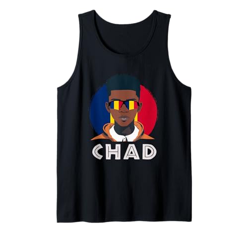 Herren Tschad, Chadian Flagge, Chad Boy, African Boy, Chadian Teen Tank Top von Chad Flag Gifts for Chadian Teens & Boys