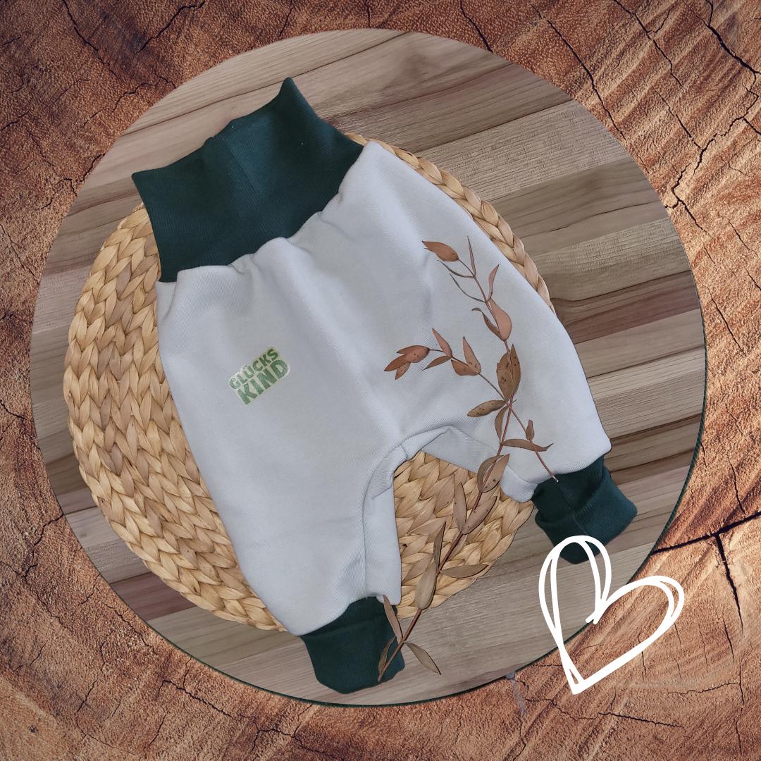 Pumphose Zum Mitwachsen Unikat Handmade Uni Mitwachshose 50 56 62 68 74 80 von Chaelona