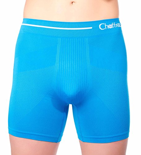 Chaffree Herren Unterhosen gegen Scheuern am Oberschenkel, hohe Taille Gr. X-Large, Blau (Pacific) von Chaffree