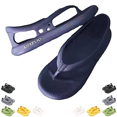 Chagoo Bazuo-Sandalen, Sommer-Unisex-Komfort-Flip-Flops, rutschfeste Bazuo-Slides mit dicken Sohlen (Blau, adult, women, numeric_40, numeric_range, eu_footwear_size_system, numeric_41, medium) von Chagoo