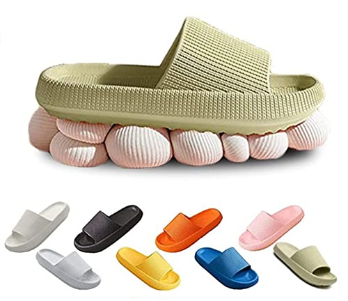 Chagoo Cozislides Original Super Soft Home Hausschuhe, 2021 Neueste Technologie 4cm dicke Sohle Sandalen Kissen auf Wolken Hausschuhe für Damen (36/37, Green) von Chagoo